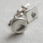 3D Fingerprint Cufflinks