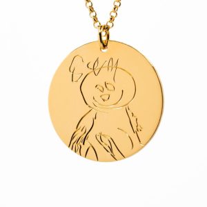Kids Drawing Necklace