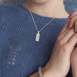 Ogham Writing Necklace